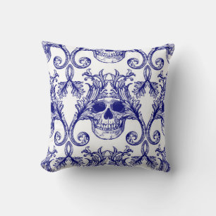 Coussin Beau ornement bohème damassé sans couture. Baroq