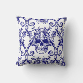 Coussin Beau ornement bohème damassé sans couture. Baroq