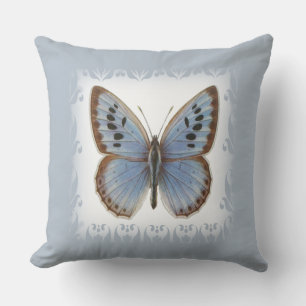 Coussin Beau Papillon Bleu