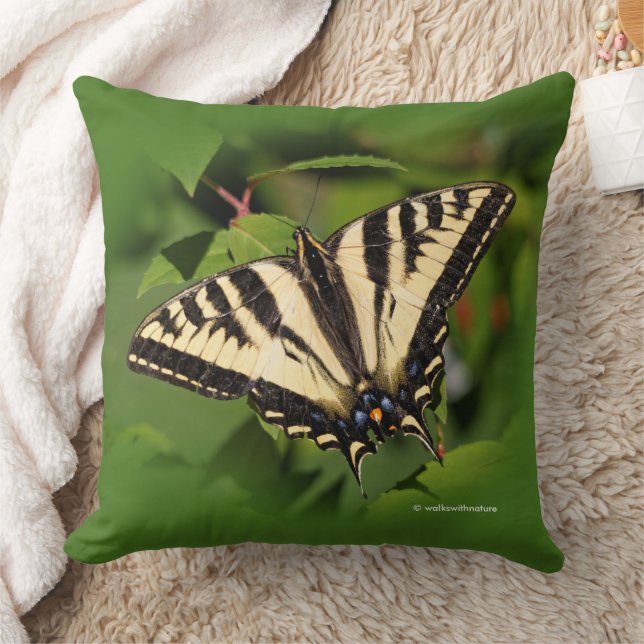 Coussin Beau papillon de l'Ouest de Tigre Swallowtail (Couverture)