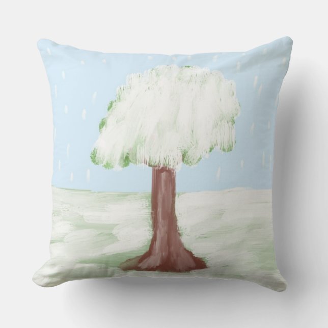 Coussin beau paysage art (Recto)