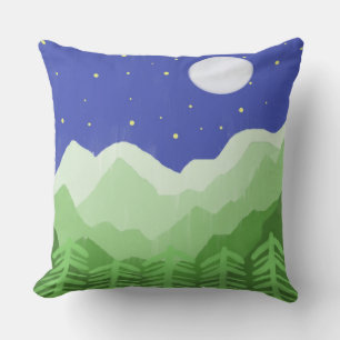 Coussin beau paysage art