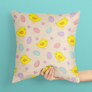Coussin Beau Poulets motifs de Pâques OEufs Couleur person