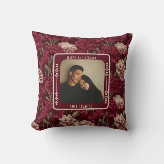 Coussin Beau Sentimental 50E Anniversaire Mariage (Recto)