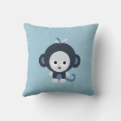 Coussin Beau singe bleu (Verso)