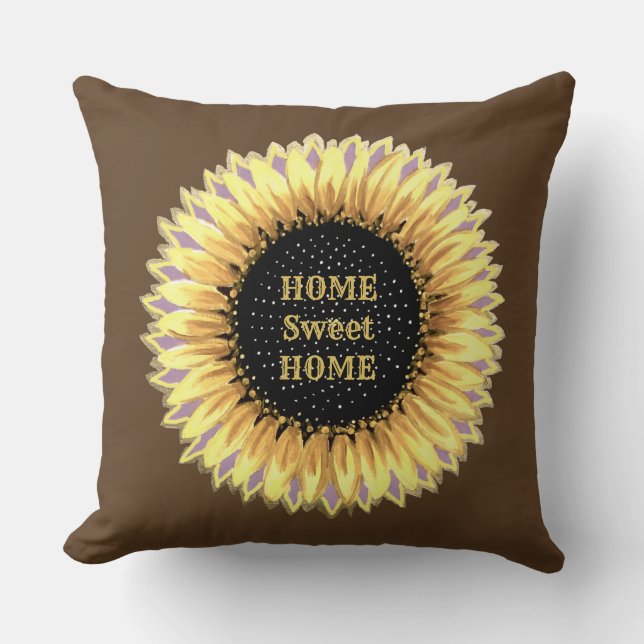 Coussin Beau tournesol (Recto)