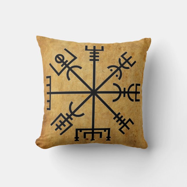 Coussin Beau Viking Compass Coussin! (Recto)