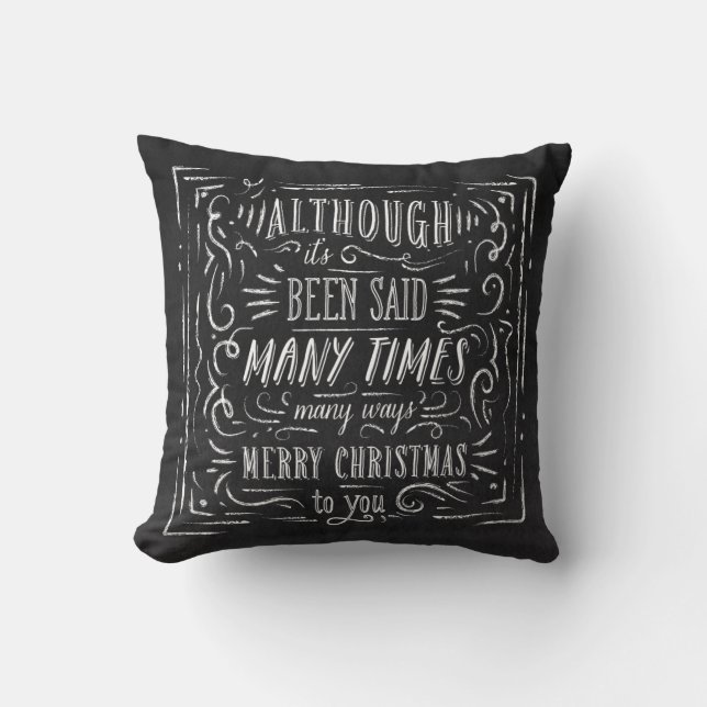 Coussin Beaucoup carreau de vacances des manières de | (Recto)