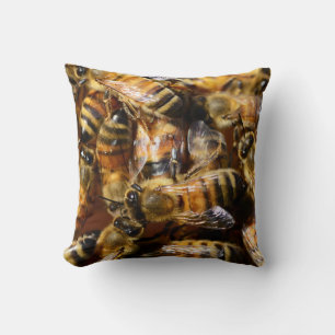 Coussin Beaucoup d'abeilles de miel