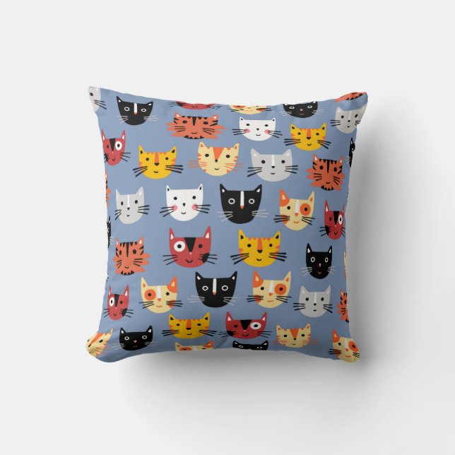Coussin Beaucoup de chats (Recto)