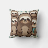 Coussin Beaucoup de Sloth Army (Verso)