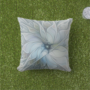 Coussin Beauté élégante Art abstrait moderne fractal Fleur