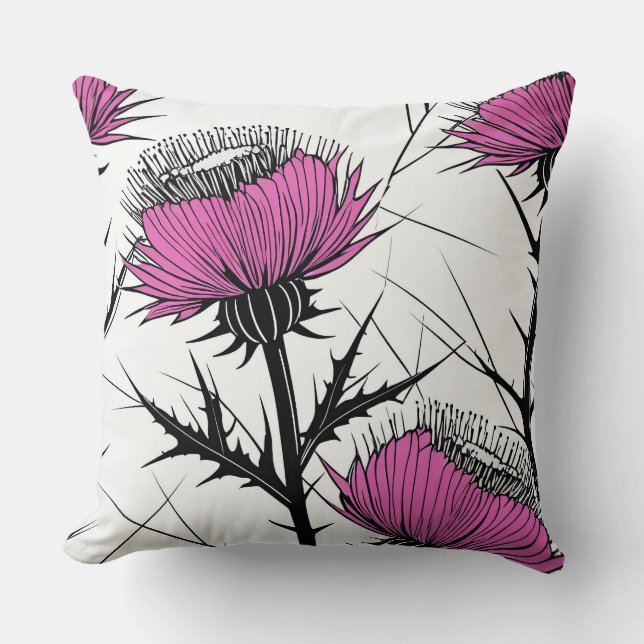 Coussin Beauté entre les épines (Recto)
