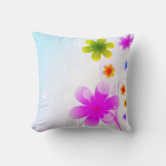 Coussin beauté époustouflante de 'Fleurs colorées