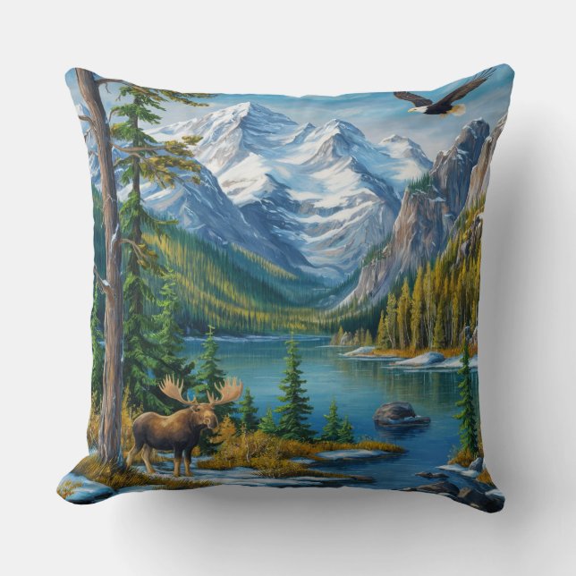 Coussin Beauté naturelle de l'Alaska (Recto)