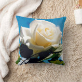 Coussin Beauté Rose Blanche (Couverture)