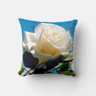 Coussin Beauté Rose Blanche