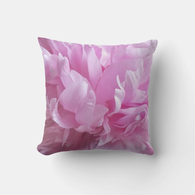 Coussin Beauté rose de pivoine (Recto)