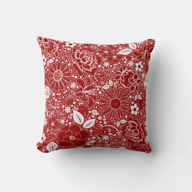 Coussin Beautés botaniques ROUGE LAIT PILLOW (Recto)