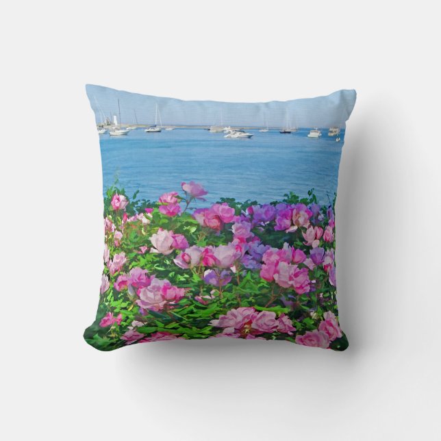 Coussin Beautés d'été, Scituate (Recto)