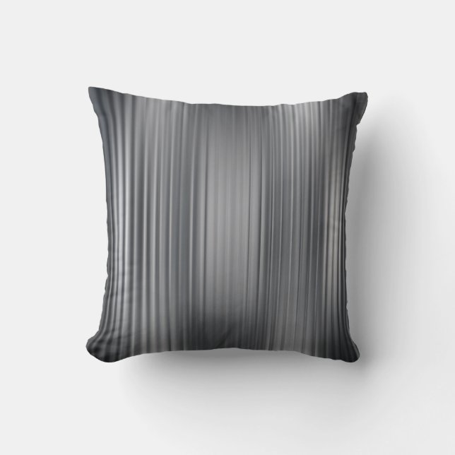 Coussin Beautiful abstract vertical grey background with l (Recto)
