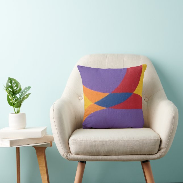 Coussin Beautiful and Vibrant Colors! Throw Pillow (Chaise)