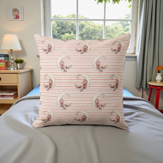 Coussin Beautiful Double Sided Watercolor Teddy Bear