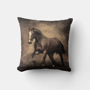 Coussin Beautiful horse throw pillow