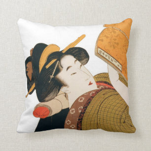 Coussin Beaux carreaux japonais d'art