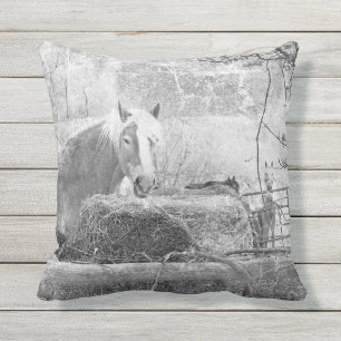 Coussin Beaux chevaux de ferme