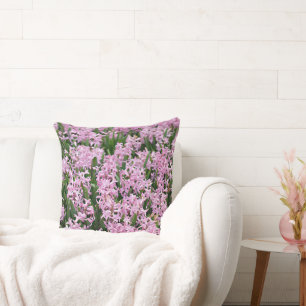 Coussin Beaux jacinthes roses