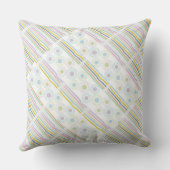 Coussin Bébé À petits pois Pastels (Verso)