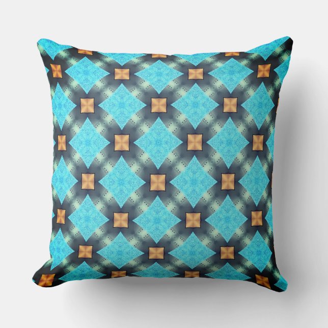 Coussin Bébé à quatre points Blue Star (Recto)