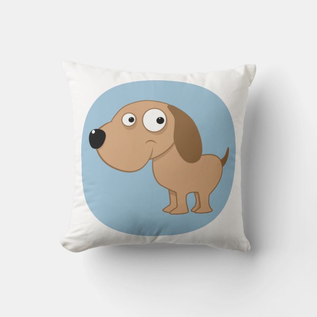 Coussin Bébé adorable chien (Recto)