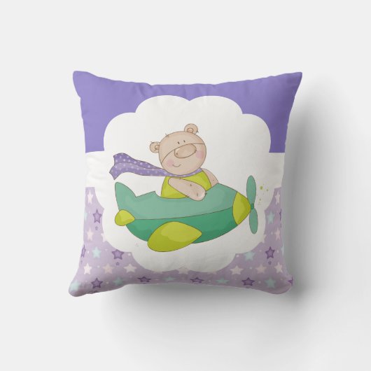 Coussin Bébé adorable Teddy Ours (Verso)