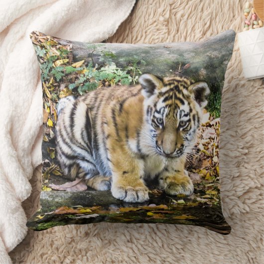Coussin Bébé adorable Tiger Cub (Couverture)