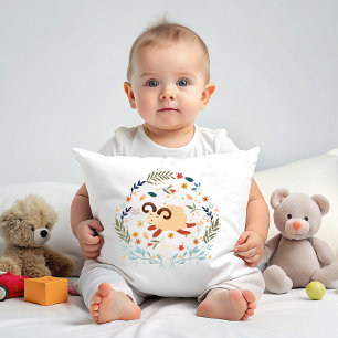 Coussin Bébé Aries - Cute & Fierce - Signe Zodiaque