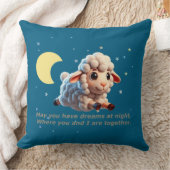 Coussin bébé avec berceuse et mouton (Couverture)