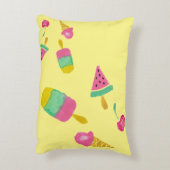 Coussin bébé avec objets aquarelle peints (Dos(Vertical))