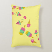 Coussin bébé avec objets aquarelle peints (Devant(Vertical))