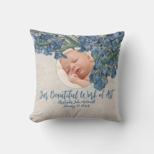 Coussin Bébé avec Van Gogh Roses Jeter l'oreiller