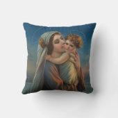 Coussin Bébé béni Jésus de Mary de mère de Vierge (Verso)