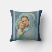 Coussin Bébé béni Jésus de mère de Vierge Marie (Verso)