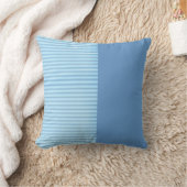 Coussin Bébé Bleu rayures (Couverture)
