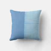 Coussin Bébé Bleu rayures (Verso)