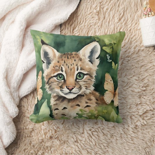 Coussin Bébé Bobcat filles (Couverture)