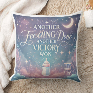 Coussin Bébé Bouteille IA art