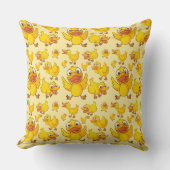 Coussin Bébé Canards Jaunes (Recto)