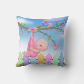 Coussin Bébé - carreau de jardin (Verso)