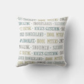 Coussin Bébé c'est des mots extérieurs froids d'hiver de (Verso)